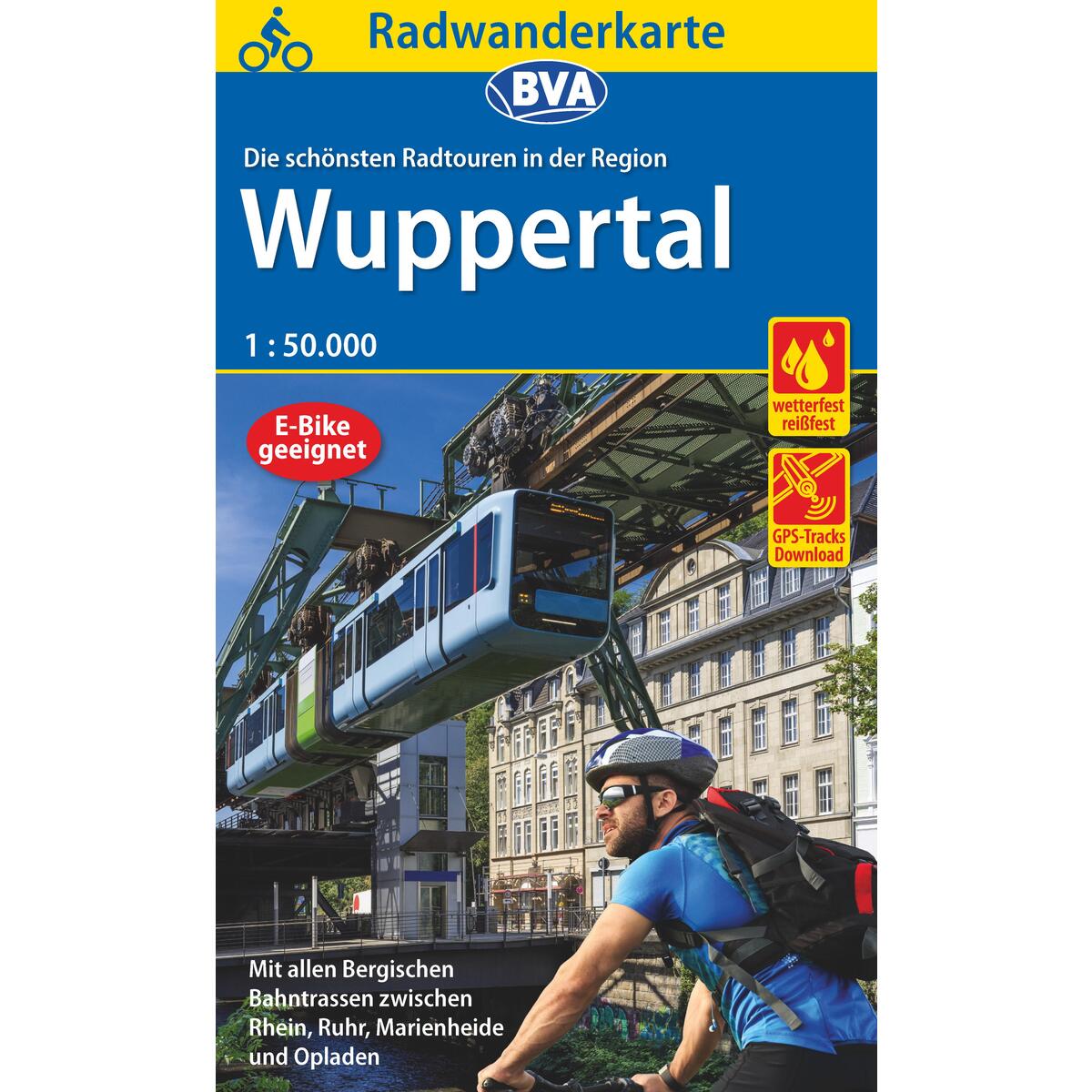 Radwanderkarte BVA Die schönsten Radtouren in der Region Wuppertal, 1:50.000, re... Radwanderkarte BVA Die schönsten Radtouren in der Region Wuppertal, 1:50.000, re... von BVA Bielefelder Verlag
