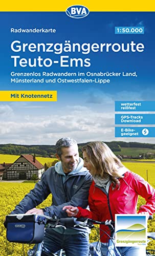 Radwanderkarte BVA Radwandern auf der Grenzgängerroute Teuto-Ems 1:50.000, reiß- und wetterfest, GPS-Tracks Download: Grenzenlos Radwandern im ... Ostwestfalen-Lippe (Radwanderkarte 1:50.000) von BVA BikeMedia