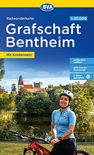 Radwanderkarte BVA Radwandern in der Grafschaft Bentheim 1:50.000, reiß- und wetterfest, E-Bike-geeignet, mit kostenlosem GPS-Download der Touren via ... mit Knotennetz (Radwanderkarte 1:50.000)