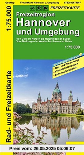 Radwanderkarte Hannover und Umgebung 1:75 000 (Geo Map)