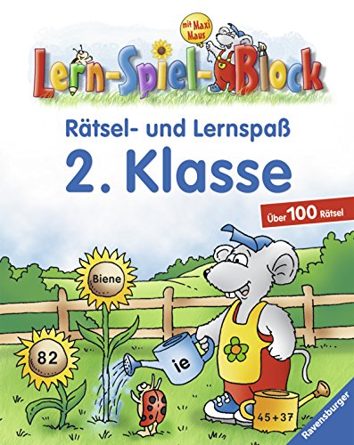 Rätsel- und Lernspaß: 2. Klasse (Lern-Spiel-Block mit Maxi Maus)