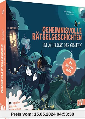 Rätselbuch Kinder – Geheimnisvolle Rätselgeschichten: Im Schloss des Grafen. Interaktive Beschäftigung für Kinder.