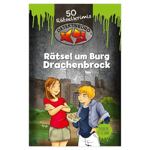 Rätselkrimi - Detektivbüro XY: - Rätsel um Burg Drachenbrock: Spannender Rätselkrimi für Kinder ab 8 Jahren – mit versteckten Hinweisen und Lösungsteil von LINGEN