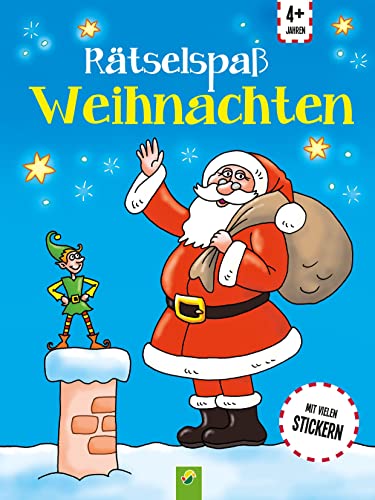 Rätselspaß Weihnachten: Mit vielen Stickern. Für Kinder ab 4 Jahren von Schwager & Steinlein Verlag GmbH
