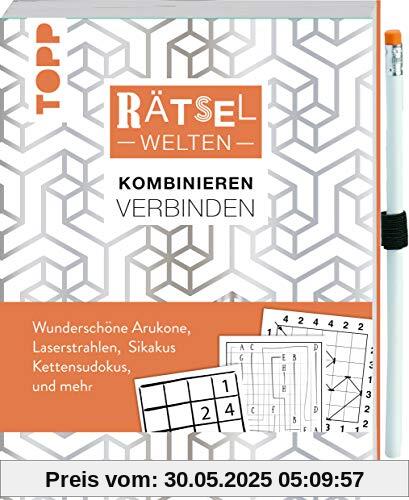 Rätselwelten – Rätseln, Kombinieren & Verbinden: Wunderschöne Arukone, Laserstrahlen, Kettensudokus, Sikakus und mehr: Inkl. farbig passendem Stift ... zum Befestigen und direkt Losrätseln Rätselwelten – Rätseln, Kombinieren & Verbinden: Wunderschöne Arukone, Laserstrahlen, Kettensudokus, Sikakus und mehr: Inkl. farbig passendem Stift ... zum Befestigen und direkt Losrätseln