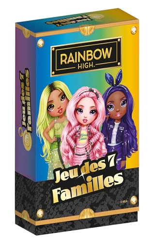 Rainbow High - Boîte de cartes - Jeu des 7 familles: Boite de cartes von HACHETTE JEUN.