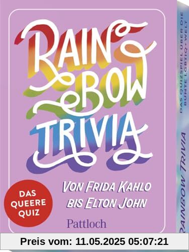 Rainbow Trivia: Von Frida Kahlo bis Elton John. Das queere Quiz | Das erste Quiz zu queeren Persönlichkeiten und Ereignissen.