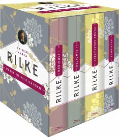 Rainer Maria Rilke, Werke in vier Bänden (Gedichte I - Gedichte II - Erzählende Prosa - Schriften) (4 Bände im Schuber) von Anaconda