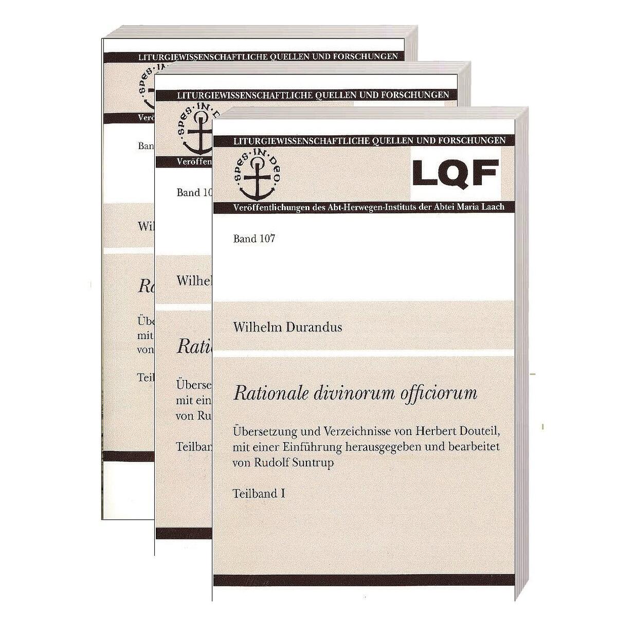 Rationale divinorum officiorum Rationale divinorum officiorum von Aschendorff Verlag