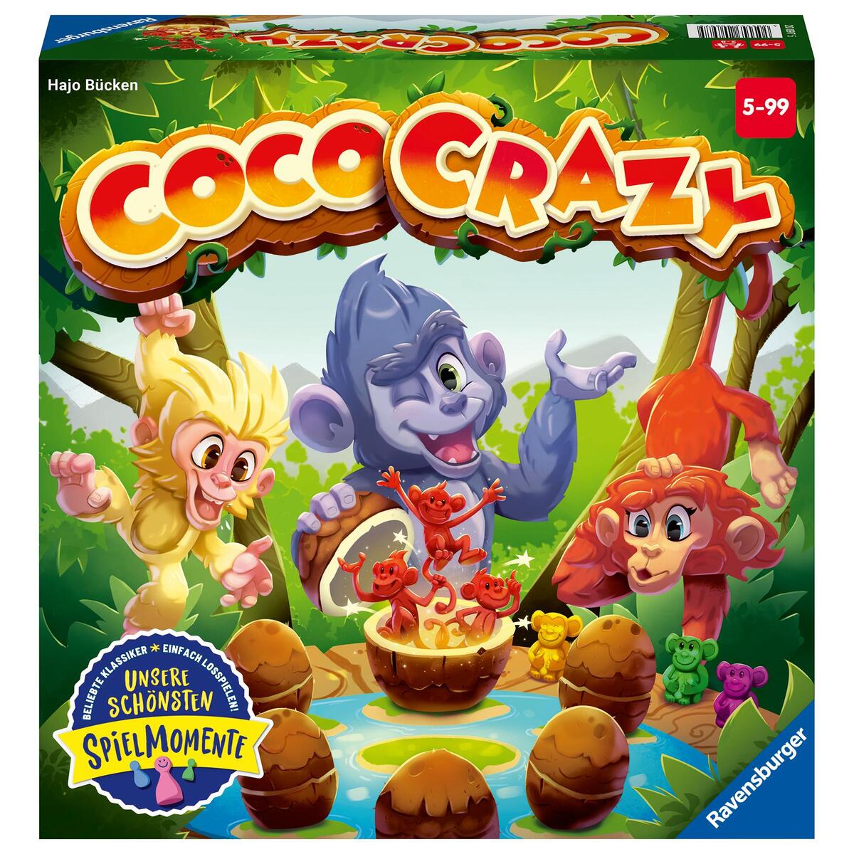 Ravensburger® 20897 Coco Crazy - Merkspiel für 2 - 8 Spieler von 5 - 99 Jahren von Ravensburger Spieleverlag