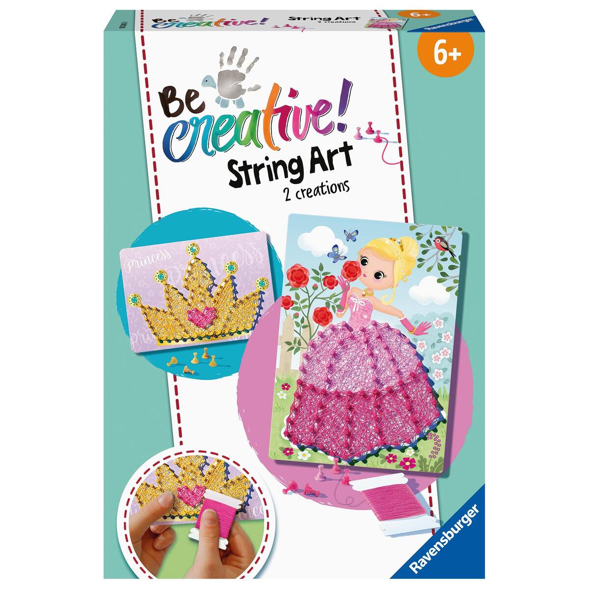 Ravensburger 18245 BeCreative String Art Prinzessin - Kreative Fadenbilder mit r... Ravensburger 18245 BeCreative String Art Prinzessin - Kreative Fadenbilder mit r... von Ravensburger Spieleverlag