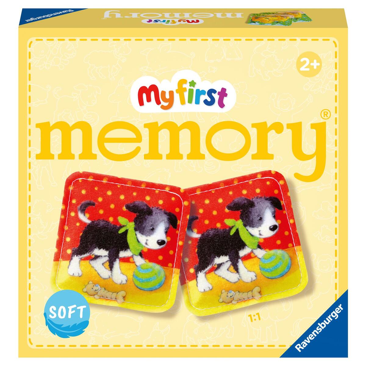 My first memory® Plüsch - Kinderspiel ab 2 Jahre von Ravensburger Spieleverlag