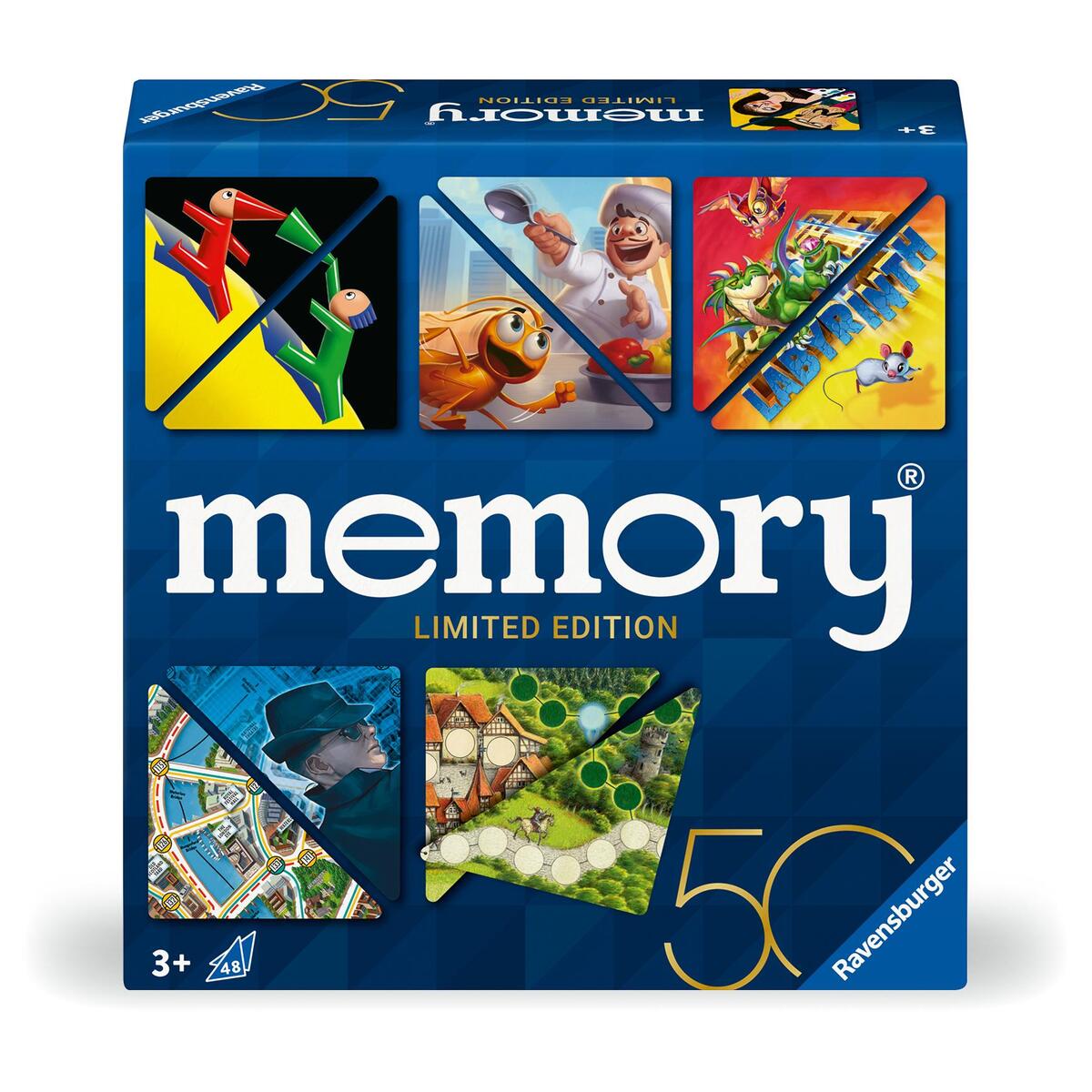 Ravensburger 22463 memory® 50 Jahre Blaues Dreieck - Die limitierte Sondereditio... von Ravensburger Spieleverlag