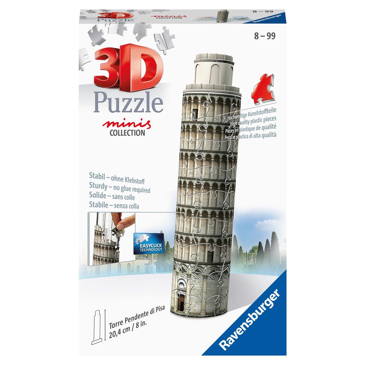 Ravensburger 3D Puzzle 11247 - Mini Schiefer Turm von Pisa - Miniaturversion des... von Ravensburger Spieleverlag