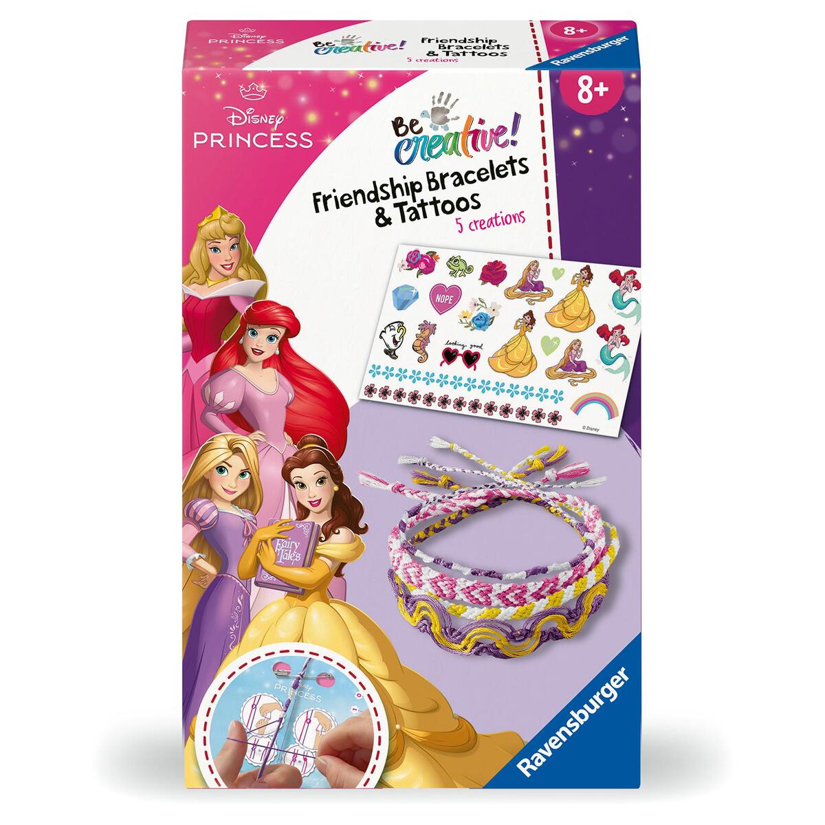 Ravensburger BeCreative 23963 Bastelset Freundschaftsbändchen &amp; Tattoos Disney P... von Ravensburger Spieleverlag