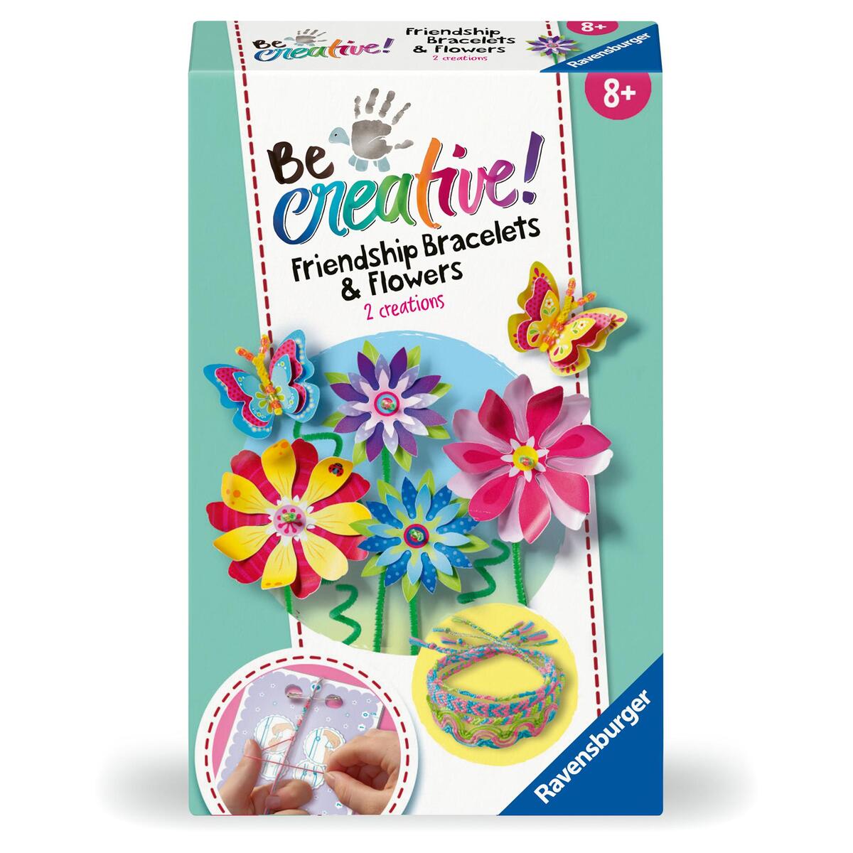 BeCreative Mini - Freundschaftsbändchen & Blumen BeCreative Mini - Freundschaftsbändchen & Blumen von Ravensburger Spieleverlag