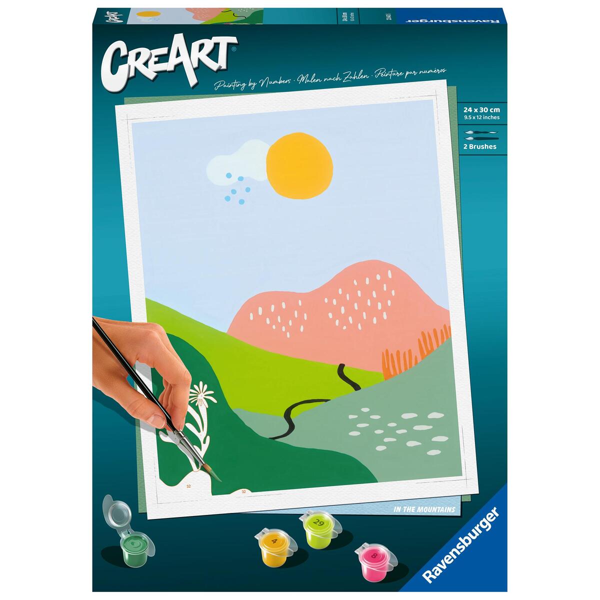 Ravensburger CreArt - Malen nach Zahlen 23643 - In the Mountains - ab 12 Jahren Ravensburger CreArt - Malen nach Zahlen 23643 - In the Mountains - ab 12 Jahren von Ravensburger Spieleverlag