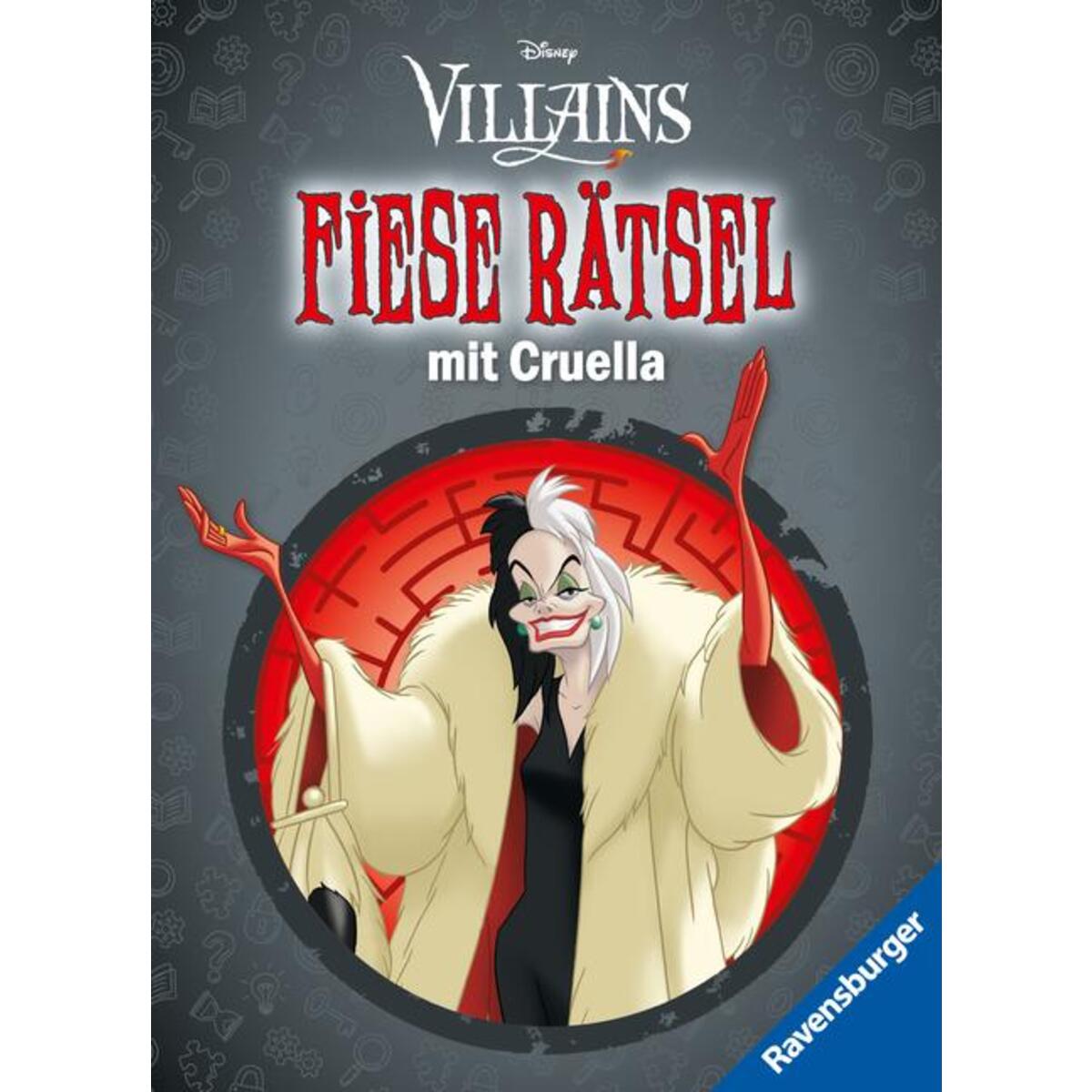 Ravensburger Disney Villains: Fiese Rätsel mit Cruella - Knifflige Rätsel für kl... Ravensburger Disney Villains: Fiese Rätsel mit Cruella - Knifflige Rätsel für kl... von Ravensburger Verlag
