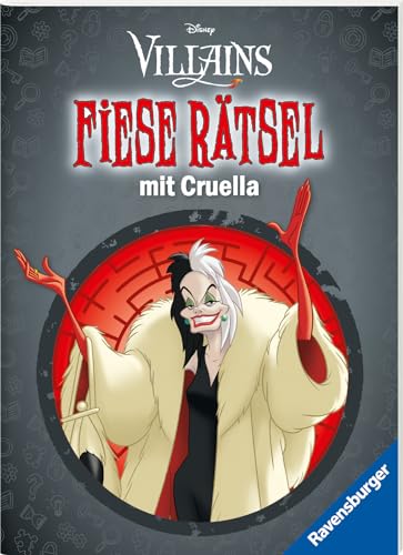 Ravensburger Disney Villains: Fiese Rätsel mit Cruella - Knifflige Rätsel für kluge Köpfe ab 9 Jahren von GraviTrax