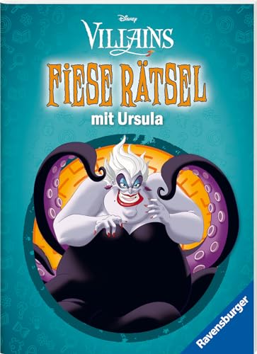 Ravensburger Disney Villains: Fiese Rätsel mit Ursula - Knifflige Rätsel für kluge Köpfe ab 9 Jahren