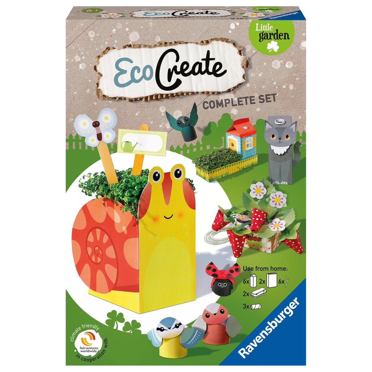 Ravensburger EcoCreate 18441 - Little Garden - Kinder ab 6 Jahren von Ravensburger Spieleverlag