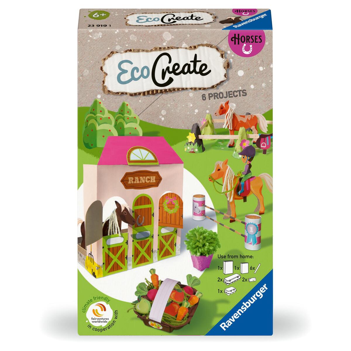 EcoCreate Mini - Glückliche Zeit mit Pferden von Ravensburger Spieleverlag