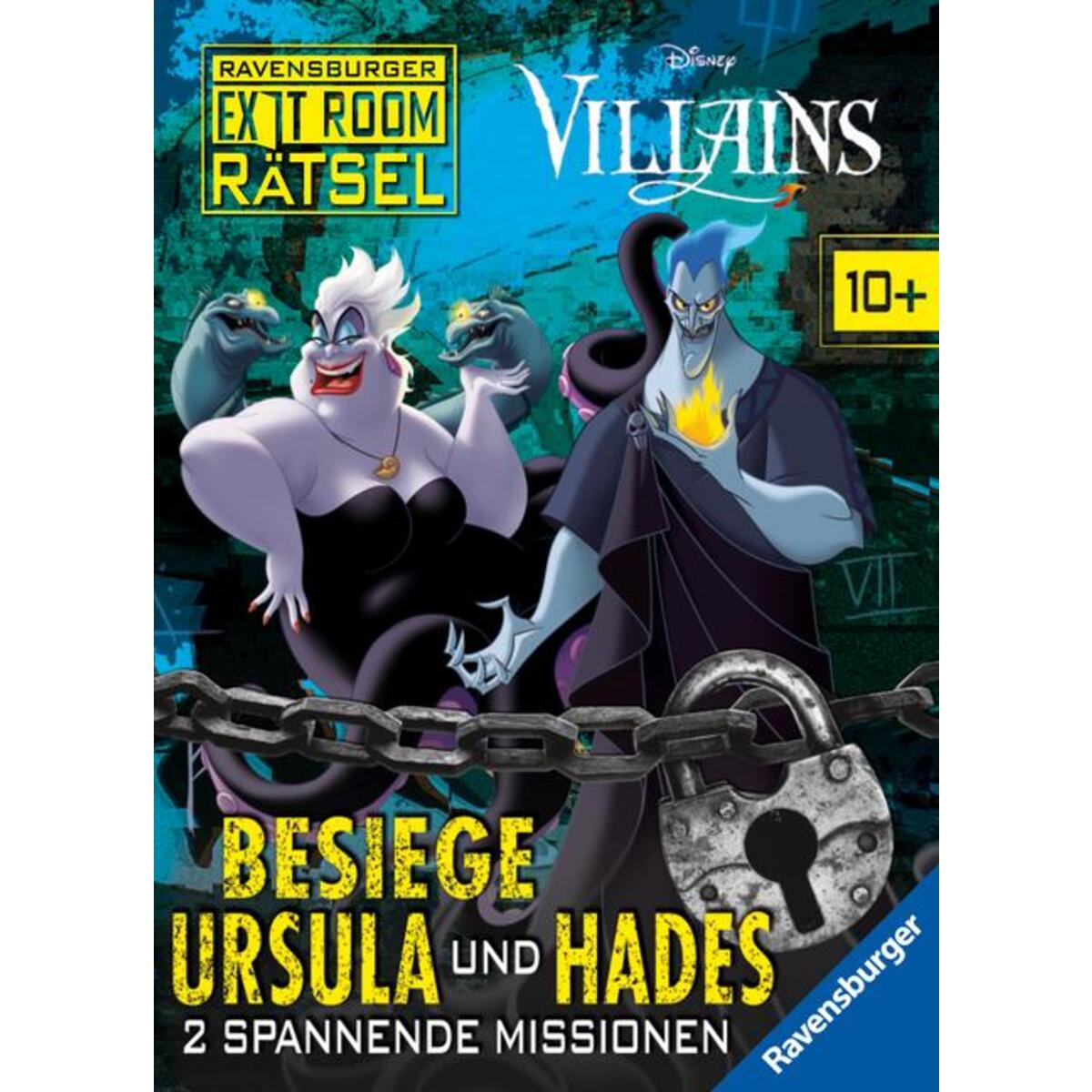 Disney Villains - Ravensburger Exit Room Rätsel: Besiege Ursula und Hades Disney Villains - Ravensburger Exit Room Rätsel: Besiege Ursula und Hades von Ravensburger Verlag