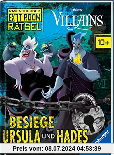 Ravensburger Exit Room Rätsel: Disney Villains - Besiege Ursula und Hades: 2 spannende Missionen: 2 spannende Missionen