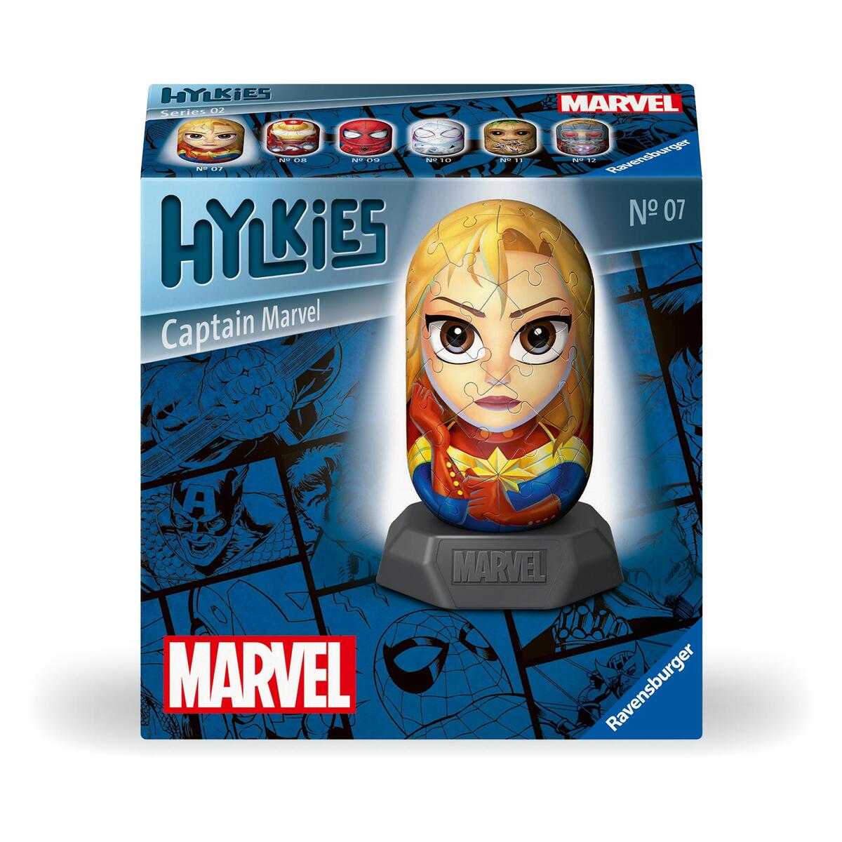 Hylkies Marvel Heroes Captain Marvel Sammelfigur Hylkies Marvel Heroes Captain Marvel Sammelfigur von Ravensburger Spieleverlag
