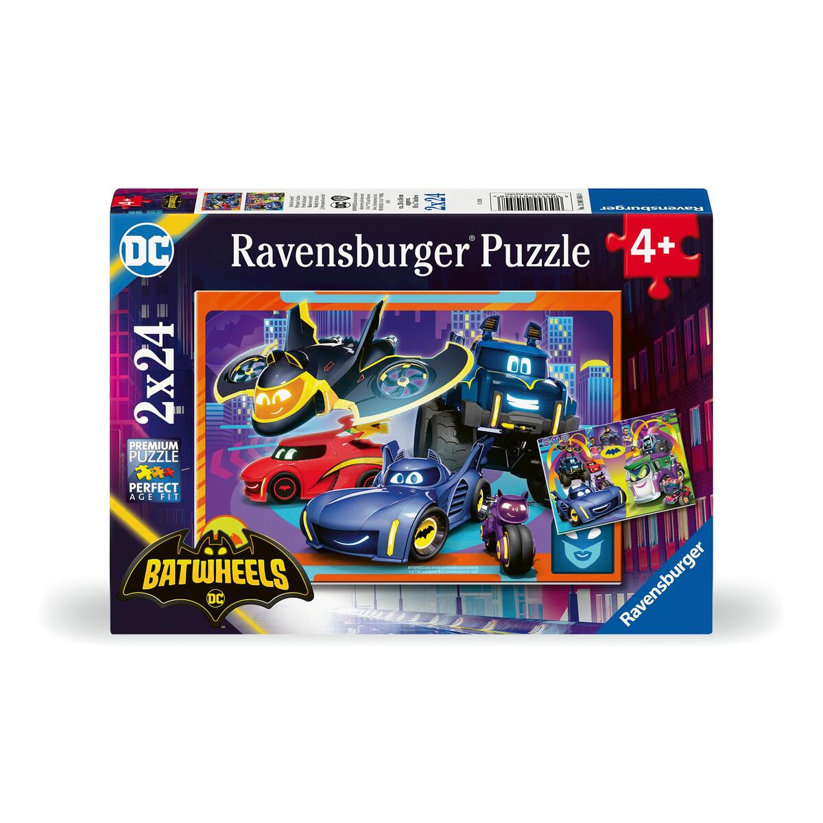 Kinderpuzzle 2x24 Teile - Batwheels - Seid ihr bereit? Kinderpuzzle 2x24 Teile - Batwheels - Seid ihr bereit? von Ravensburger Spieleverlag