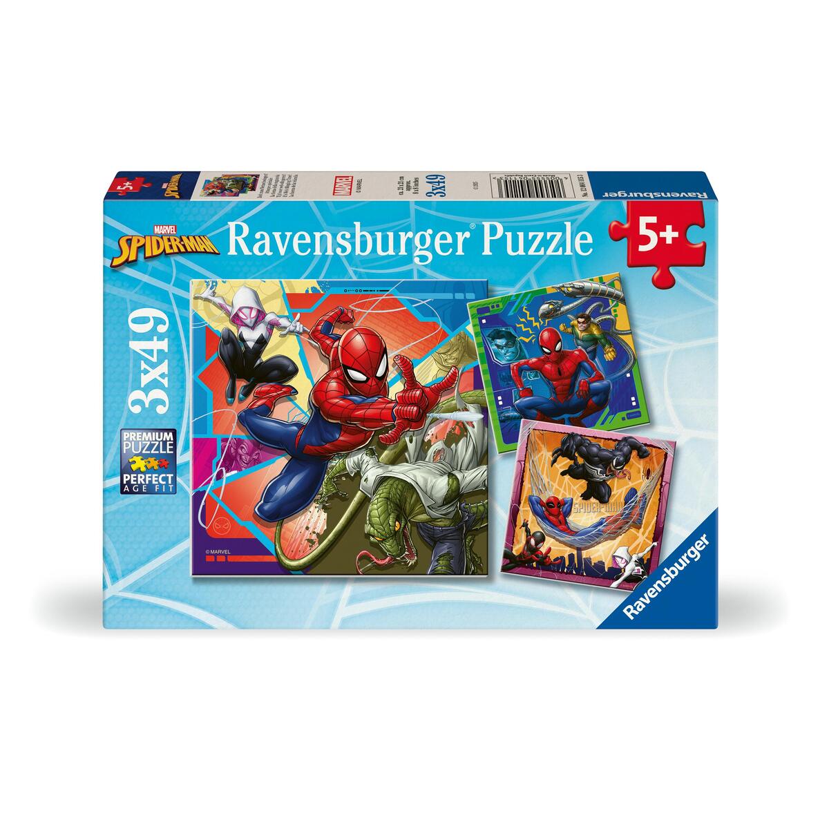 Kinderpuzzle 3x49 Teile - Marvel Spider-Man Kinderpuzzle 3x49 Teile - Marvel Spider-Man von Ravensburger Spieleverlag