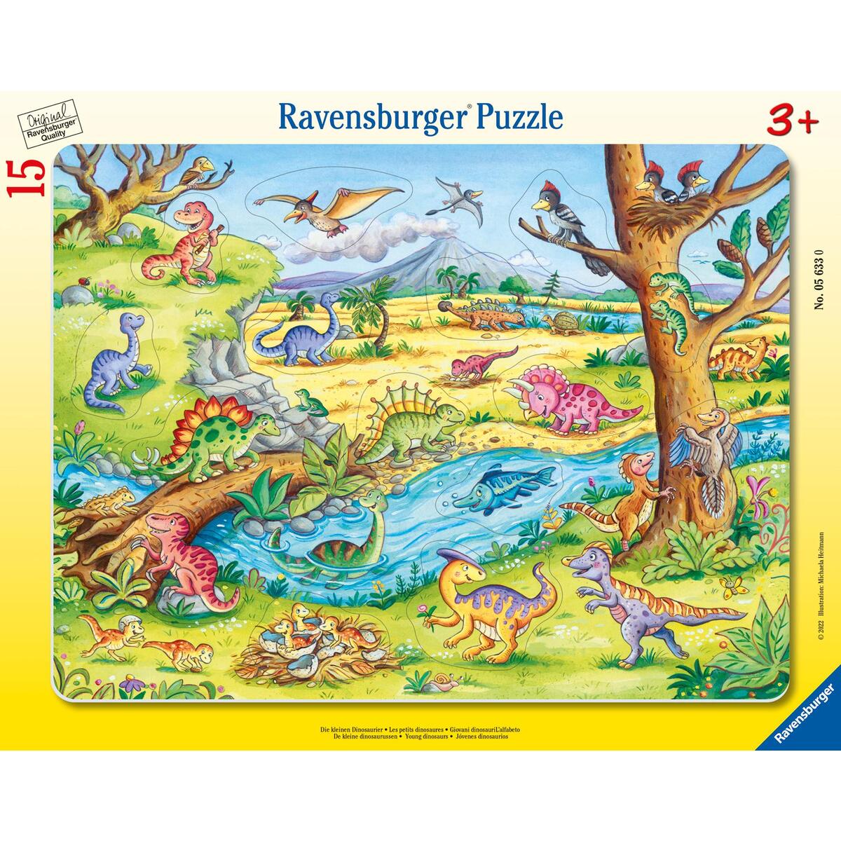 Ravensburger Kinderpuzzle - Die kleinen Dinosaurier - 8-17 Teile Rahmenpuzzle mi... Ravensburger Kinderpuzzle - Die kleinen Dinosaurier - 8-17 Teile Rahmenpuzzle mi... von Ravensburger Spieleverlag