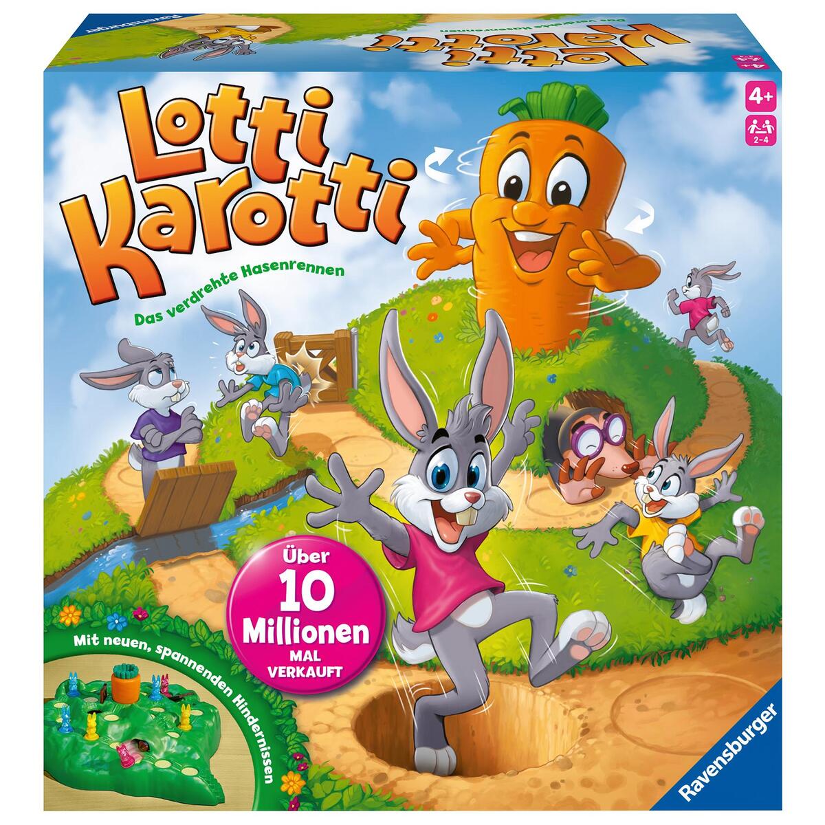 Ravensburger Kinderspiele 22343 - Lotti Karotti - Wettlaufspiel für 2 bis 4 Spie... von Ravensburger Spieleverlag