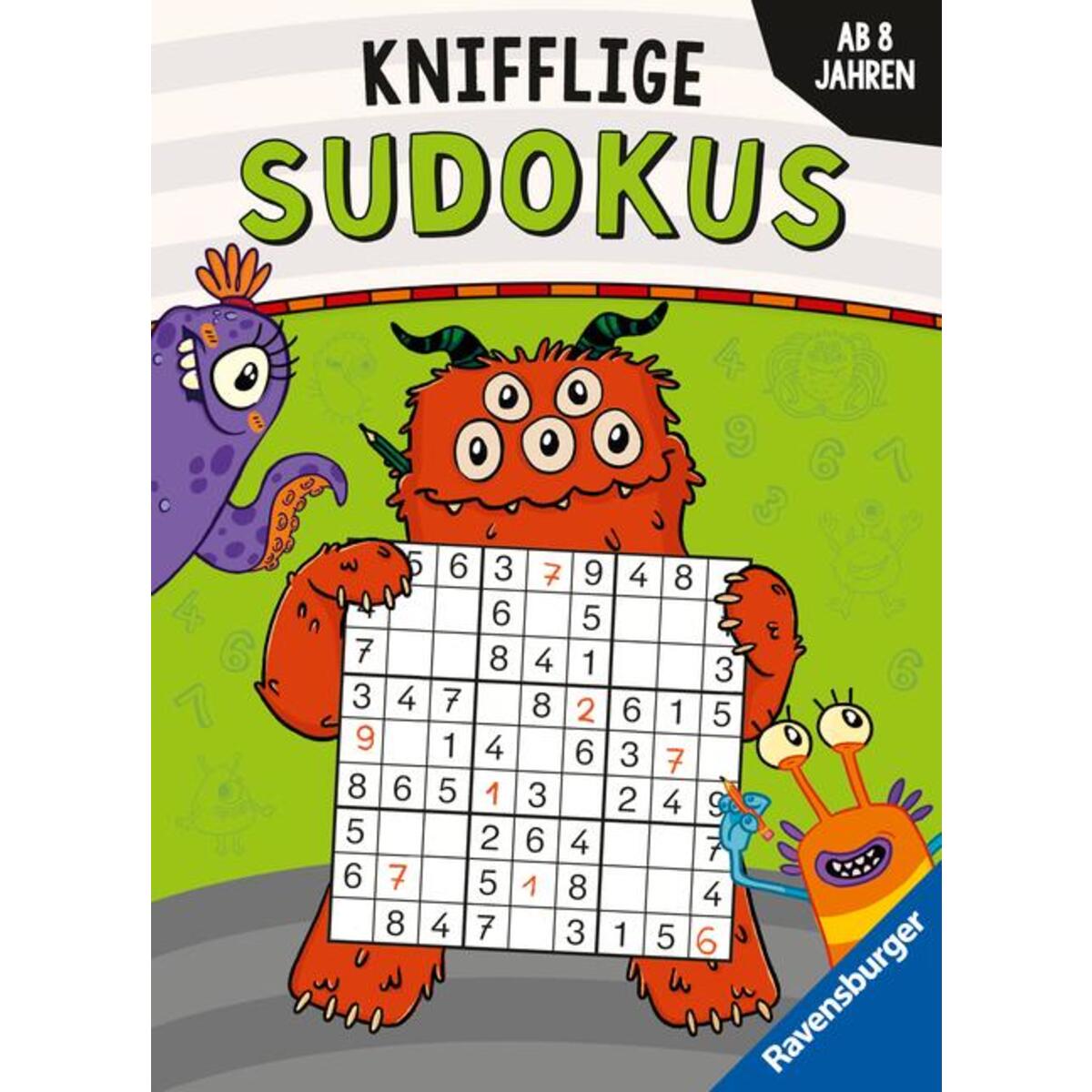 Ravensburger Knifflige Sudokus - Rätselblock ab 8 Jahre von Ravensburger Verlag