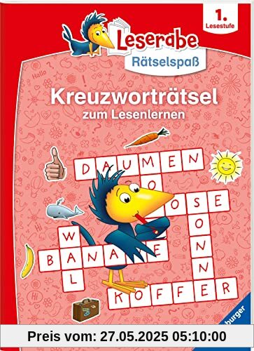 Ravensburger Leserabe Rätselspaß - Kreuzworträtsel zum Lesenlernen - 1. Lesestufe