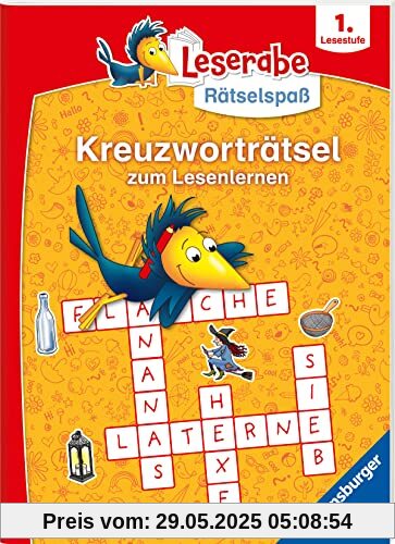 Ravensburger Leserabe Rätselspaß - Kreuzworträtsel zum Lesenlernen - 1. Lesestufe für Leseanfänger Ravensburger Leserabe Rätselspaß - Kreuzworträtsel zum Lesenlernen - 1. Lesestufe für Leseanfänger