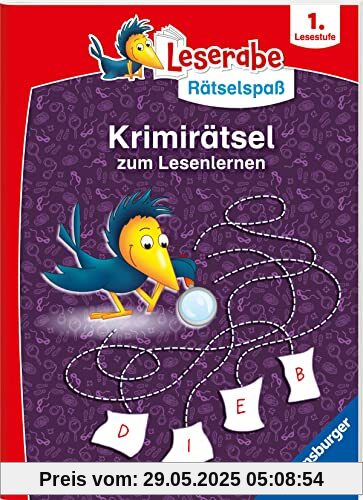 Ravensburger Leserabe Rätselspaß - Krimirätsel zum Lesenlernen ab 6 Jahren - 1. Lesestufe