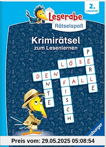 Ravensburger Leserabe Rätselspaß - Krimirätsel zum Lesenlernen ab 7 Jahren - 2. Lesestufe Ravensburger Leserabe Rätselspaß - Krimirätsel zum Lesenlernen ab 7 Jahren - 2. Lesestufe