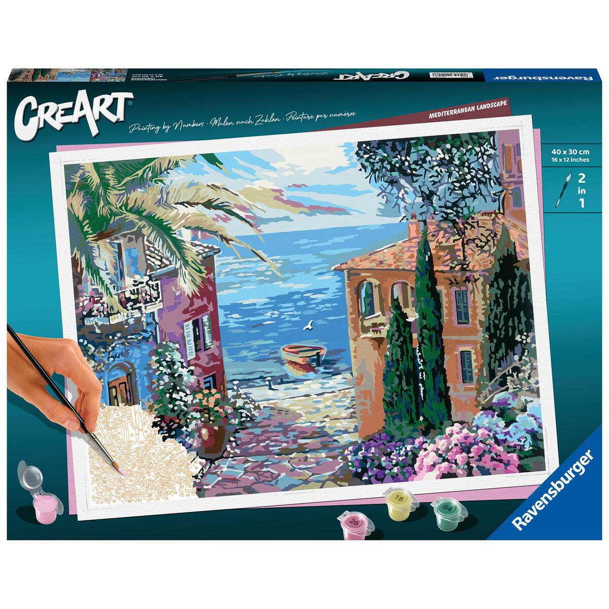 Ravensburger Malen nach Zahlen 20218 - Mediterranean Landscape - ab 14 Jahren Ravensburger Malen nach Zahlen 20218 - Mediterranean Landscape - ab 14 Jahren von Ravensburger Spieleverlag