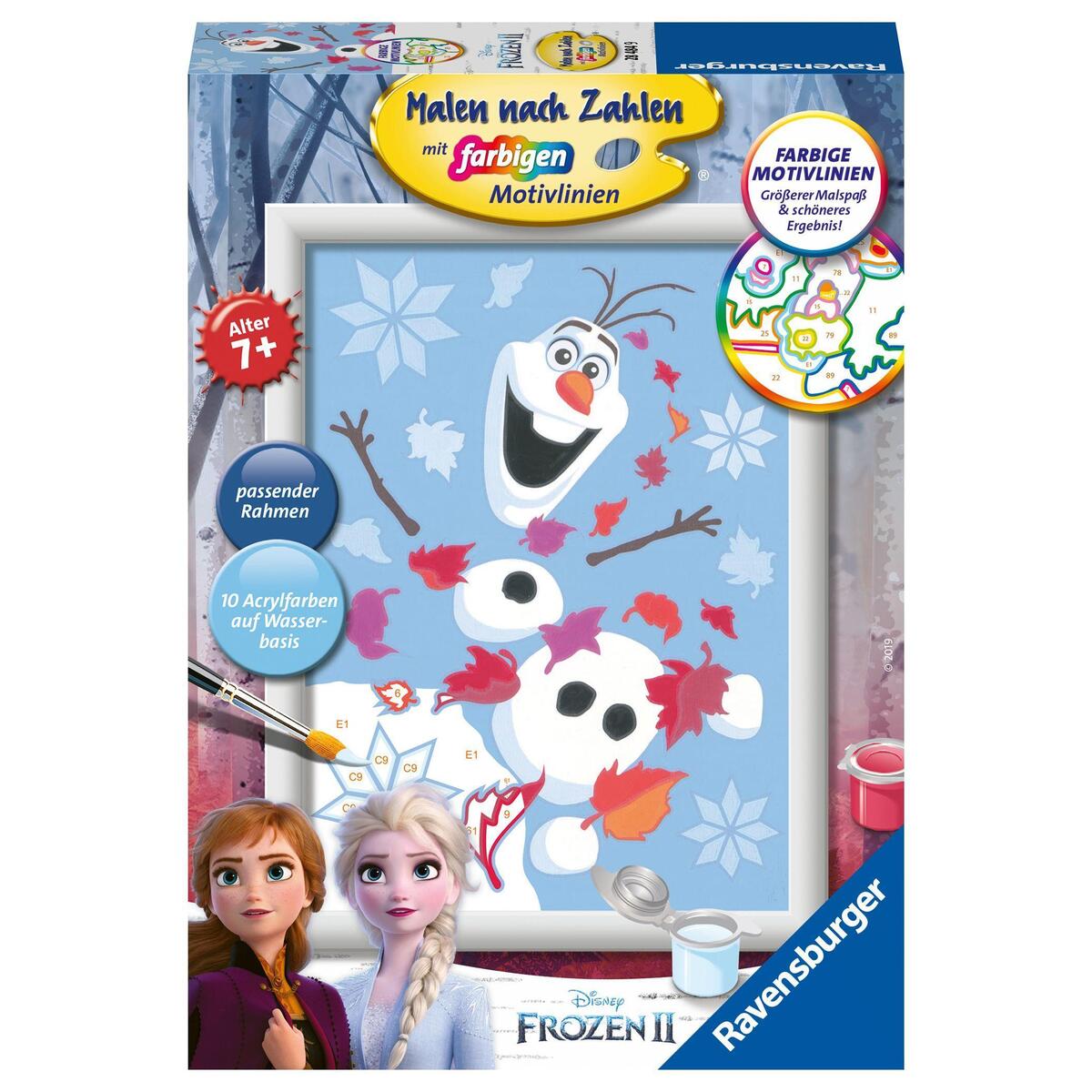 Ravensburger Malen nach Zahlen 28484 - Fröhlicher Olaf - Kinder ab 7 Jahren Ravensburger Malen nach Zahlen 28484 - Fröhlicher Olaf - Kinder ab 7 Jahren von Ravensburger Spieleverlag