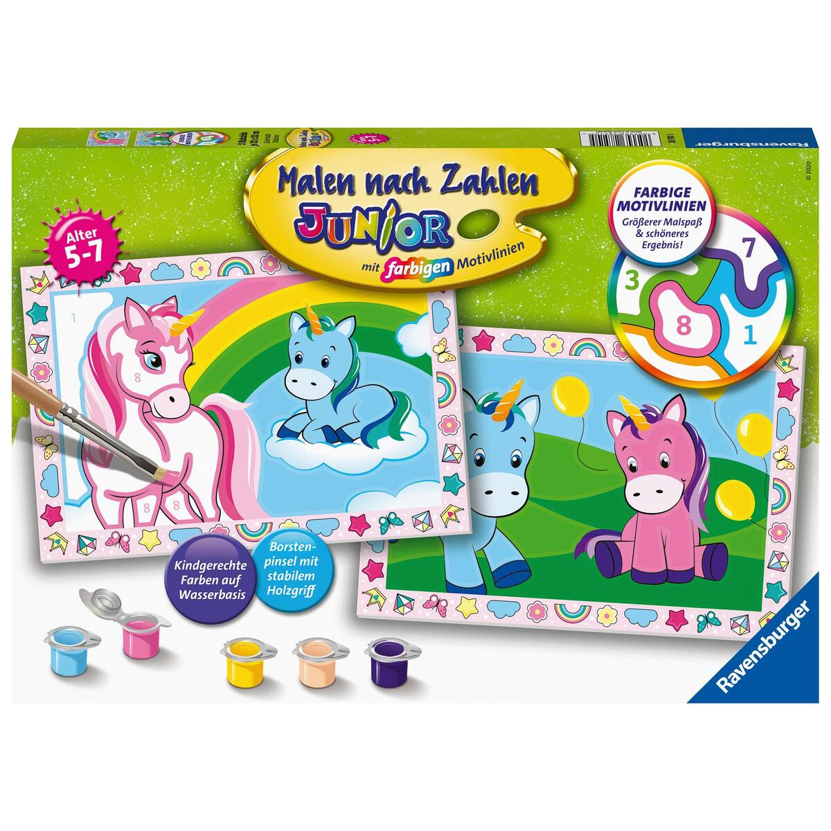 Ravensburger Malen nach Zahlen 28510 - Zauberhafte Einhörner - Kinder 5-7 Jahren Ravensburger Malen nach Zahlen 28510 - Zauberhafte Einhörner - Kinder 5-7 Jahren von Ravensburger Spieleverlag