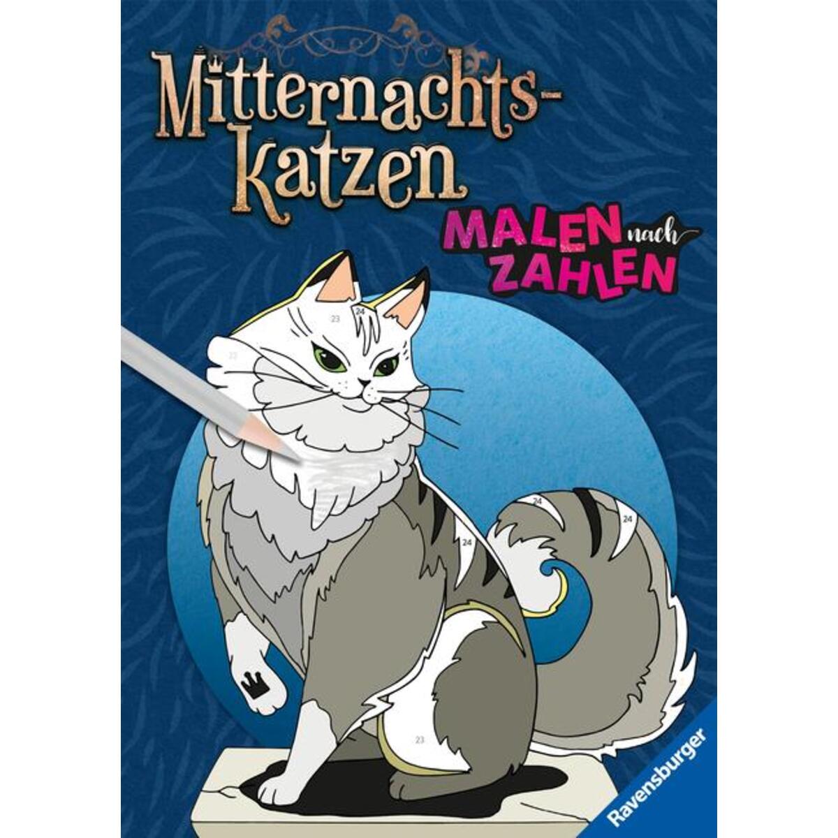 Ravensburger Malen nach Zahlen Mitternachtskatzen - 24 Motive - 24 Farben - Malb... Ravensburger Malen nach Zahlen Mitternachtskatzen - 24 Motive - 24 Farben - Malb... von Ravensburger Verlag