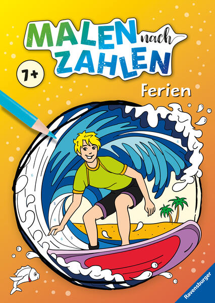 Ravensburger Malen nach Zahlen ab 7 Jahren Ferien - 48 Motive - Malheft für Kinder - Nummerierte Ausmalfelder von Ravensburger Verlag