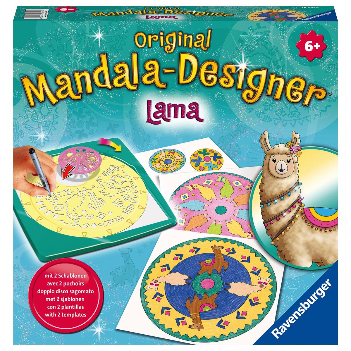 Ravensburger Mandala Designer Lama 28519, Zeichnen lernen für Kinder ab 6 Jahren... Ravensburger Mandala Designer Lama 28519, Zeichnen lernen für Kinder ab 6 Jahren... von Ravensburger Spieleverlag