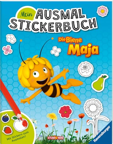 Ravensburger Mein Ausmalstickerbuch Die Biene Maja - Großes Buch mit über 250 Stickern, viele Sticker zum Ausmalen Ravensburger Mein Ausmalstickerbuch Die Biene Maja - Großes Buch mit über 250 Stickern, viele Sticker zum Ausmalen von Ravensburger Verlag GmbH