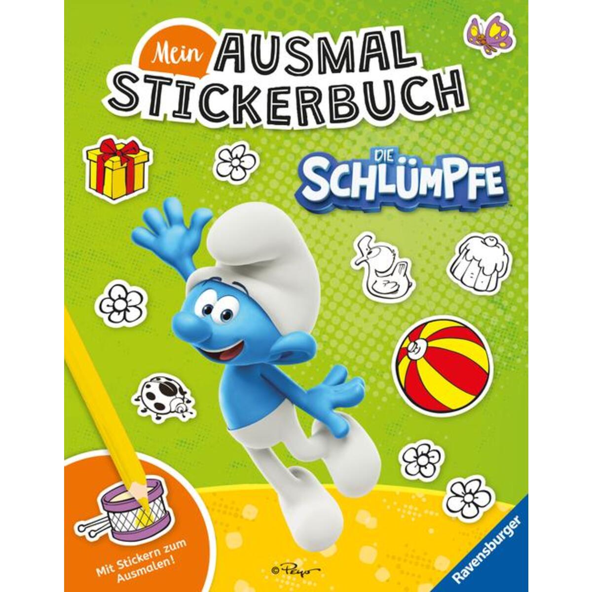 Mein Ausmalstickerbuch: Die Schlümpfe Mein Ausmalstickerbuch: Die Schlümpfe von Ravensburger Verlag