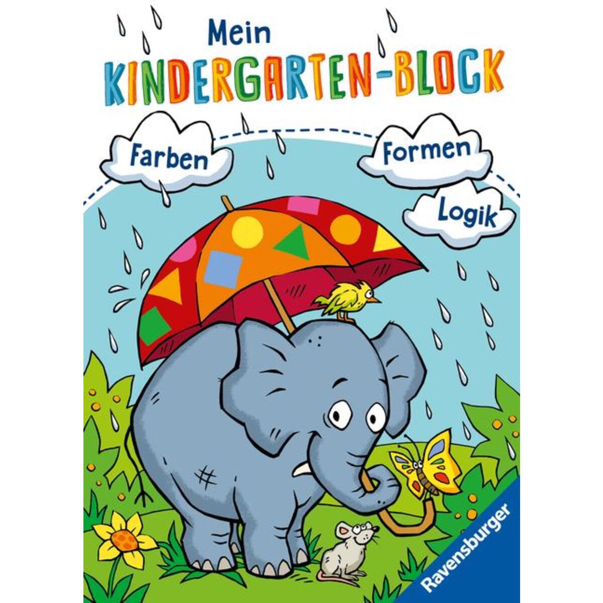 Ravensburger Mein Kindergarten-Block - Farben, Formen, Logik- Rätselspaß für Kin... Ravensburger Mein Kindergarten-Block - Farben, Formen, Logik- Rätselspaß für Kin... von Ravensburger Verlag
