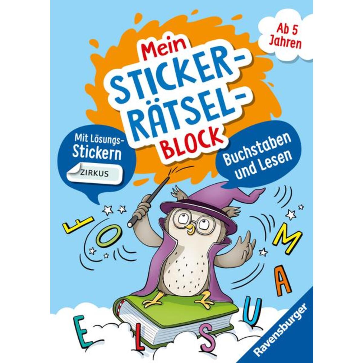 Ravensburger Mein Stickerrätselblock: Buchstaben für Kinder ab 5 Jahren - spiele... Ravensburger Mein Stickerrätselblock: Buchstaben für Kinder ab 5 Jahren - spiele... von Ravensburger Verlag