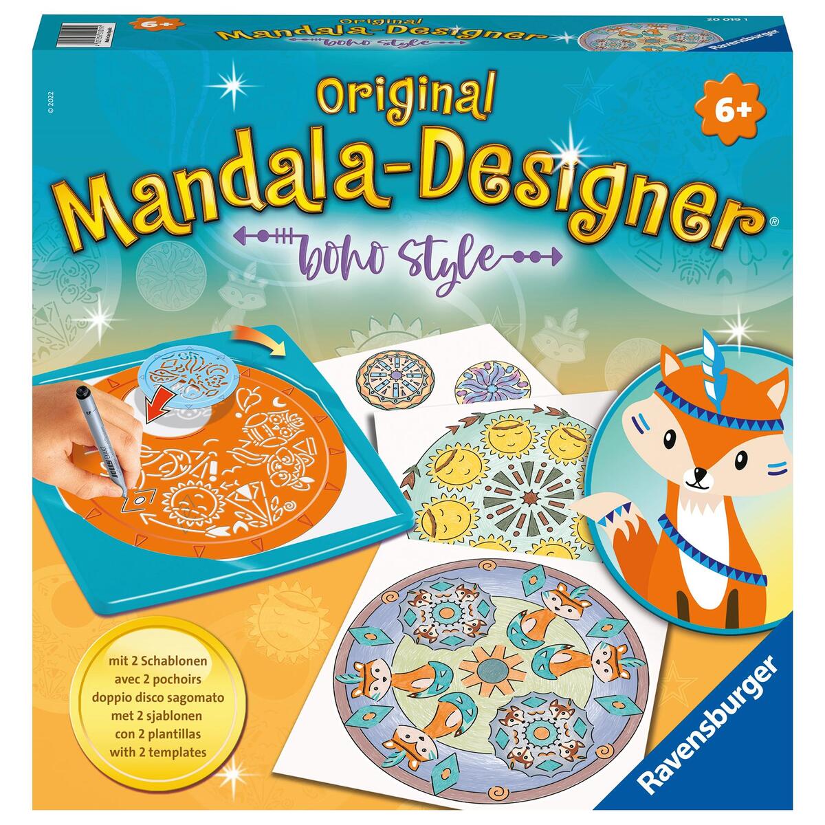 Ravensburger Midi Mandala Designer Boho Style 20019, Zeichnen lernen für Kinder... Ravensburger Midi Mandala Designer Boho Style 20019, Zeichnen lernen für Kinder... von Ravensburger Spieleverlag