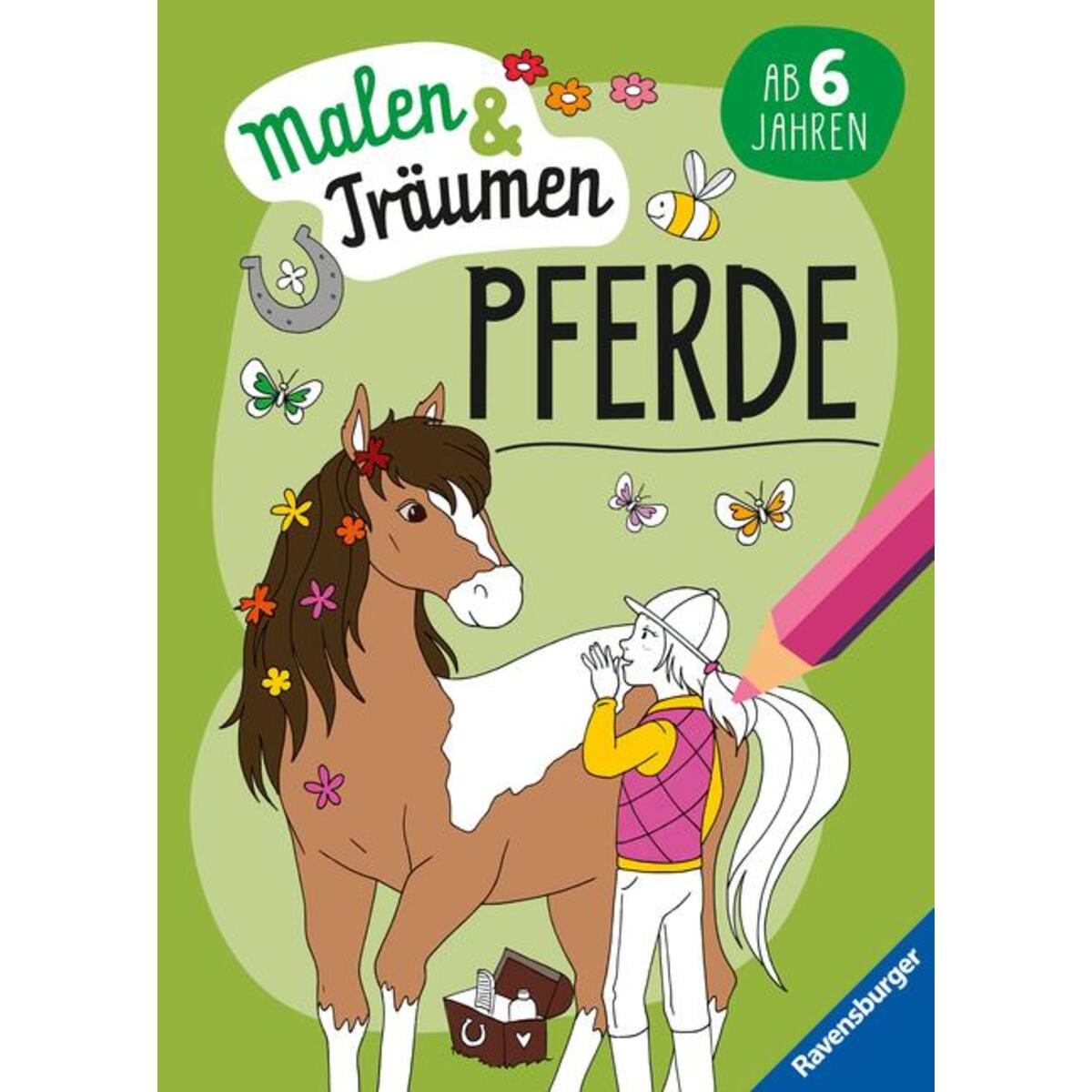 Ravensburger Pferde - malen und träumen - 24 Ausmalbilder für Kinder ab 6 Jahren... Ravensburger Pferde - malen und träumen - 24 Ausmalbilder für Kinder ab 6 Jahren... von Ravensburger Verlag